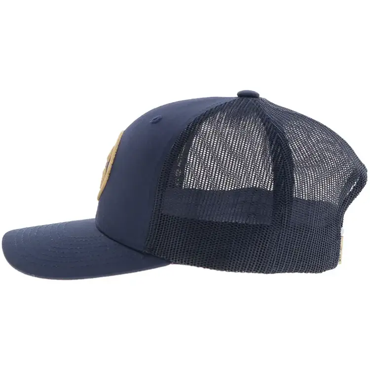 HOOey Youth O Classic Cap Navy W/ Gold