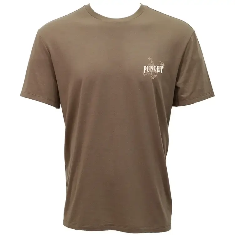 HOOey Youth Punchy Rodeo Tee Brown