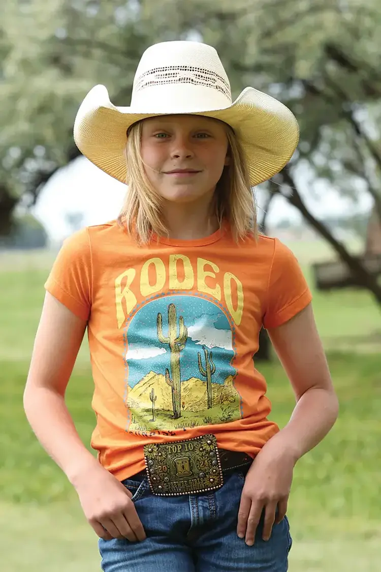 Cruel Denim Youth Rodeo Tee Orange