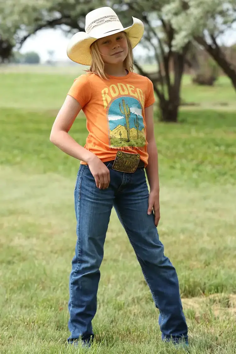 Cruel Denim Youth Rodeo Tee Orange