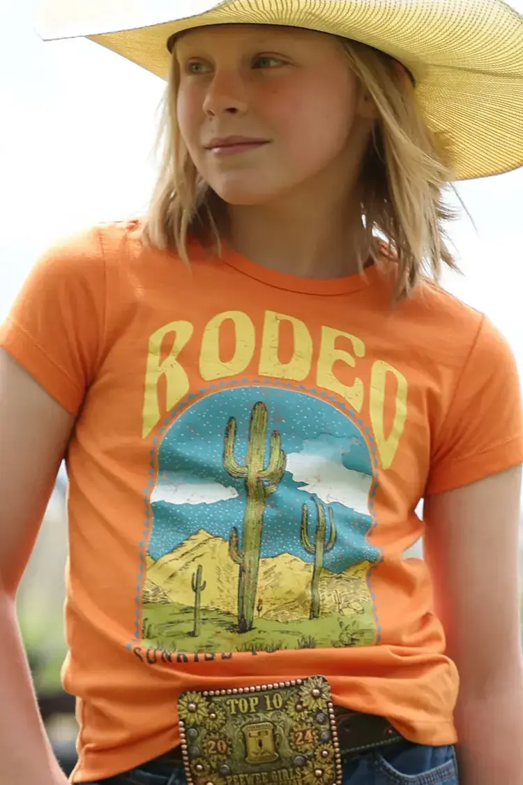 Cruel Denim Youth Rodeo Tee Orange