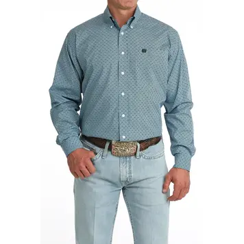 Cinch Multi Blue Button Down