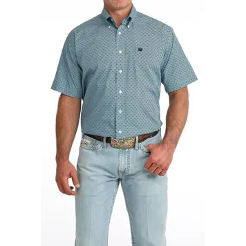 Cinch Blue Black Button Down