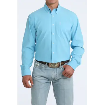 Cinch Modern Fit Solid Light Blue Button Down