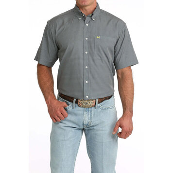 Cinch Arenaflex Dark Grey Button Down