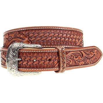 Twisted X Floral with Basket Belt Light Oil