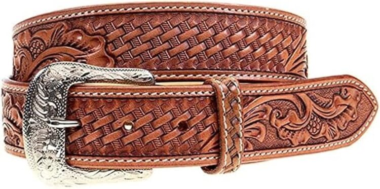Twisted X Floral with Basket Belt Light Oil