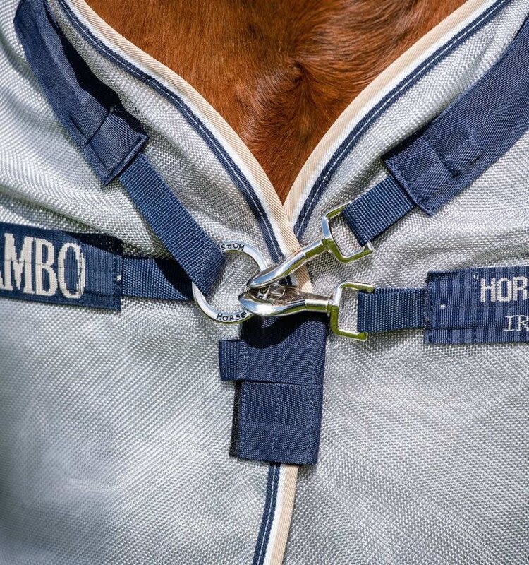 Horseware Rambo Protector Plus Fly Sheet Silver  Navy