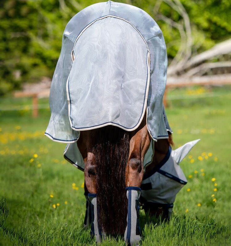 Horseware Rambo Protector Plus Fly Sheet Silver  Navy