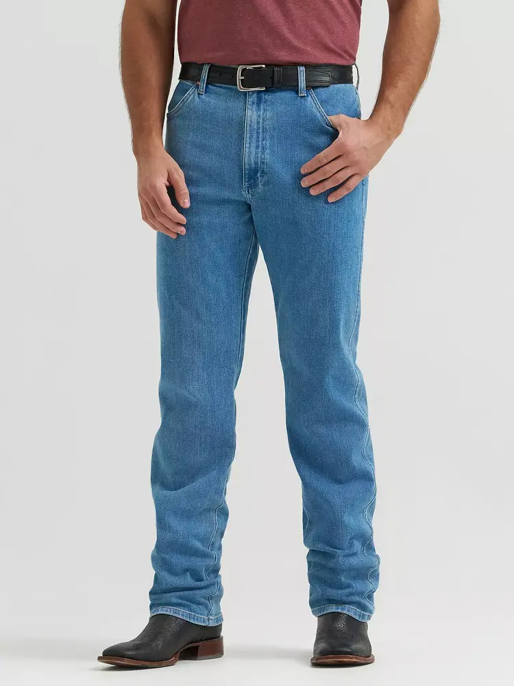 Wrangler Toughlite 13MWZ Stretch Cowboy Cut Faded Stone