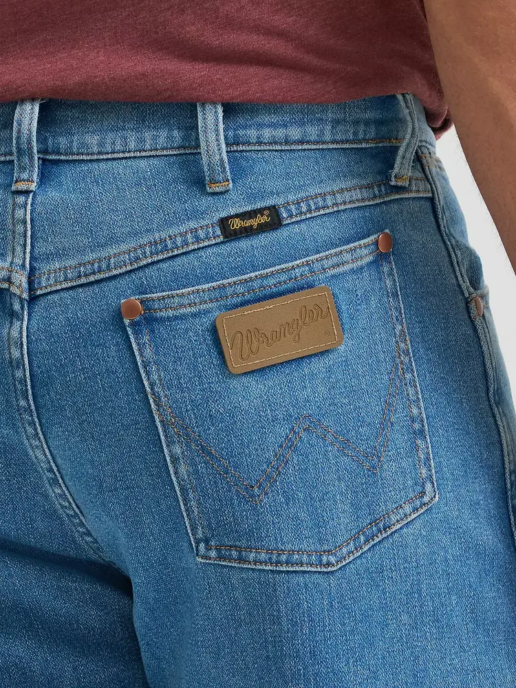Wrangler Toughlite 13MWZ Stretch Cowboy Cut Faded Stone