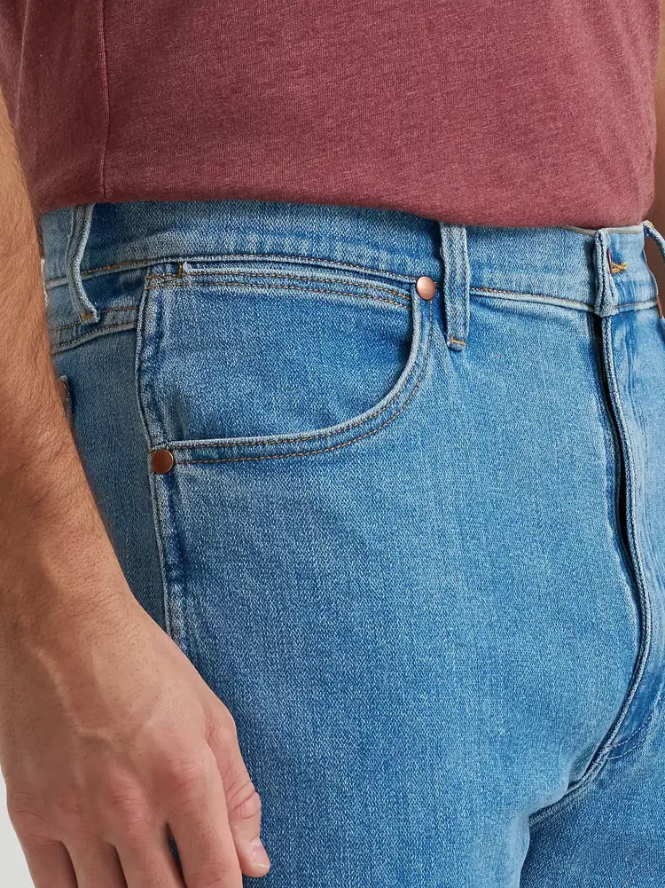 Wrangler Toughlite 13MWZ Stretch Cowboy Cut Faded Stone