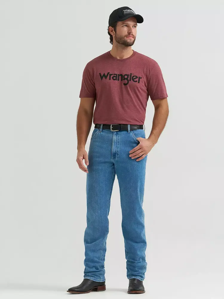 Wrangler Toughlite 13MWZ Stretch Cowboy Cut Faded Stone