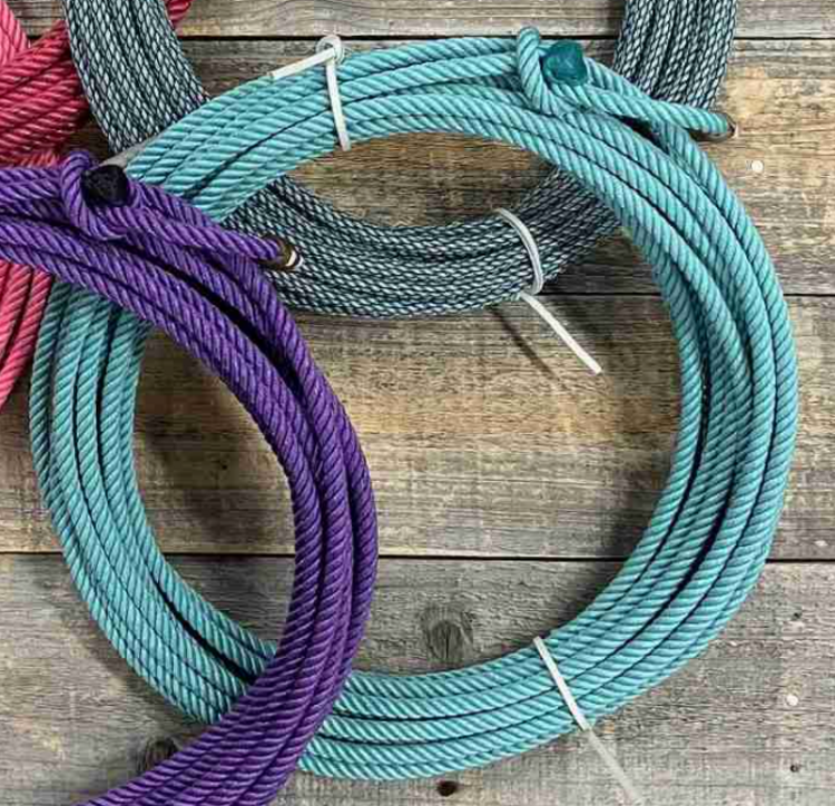 Cowboy Cordage Synco Chaos Poly Aqua 4 Strand 9.5 60'