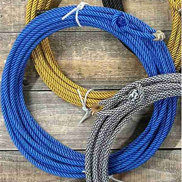 Cowboy Cordage Uoza Ranch Rope Dark Blue 4 Strand 9.5 60'