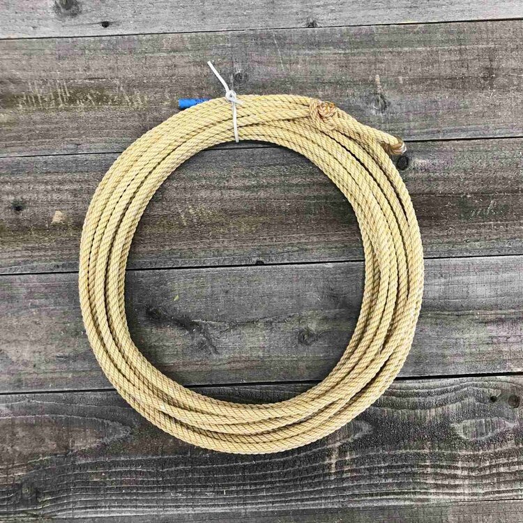 Cowboy Cordage Synco Tri Lead Poly Gold White 3 Strand 9.0 60'