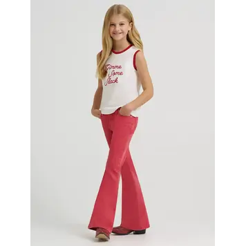 Wrangler Youth Lainey Wilson Flare Jean Red