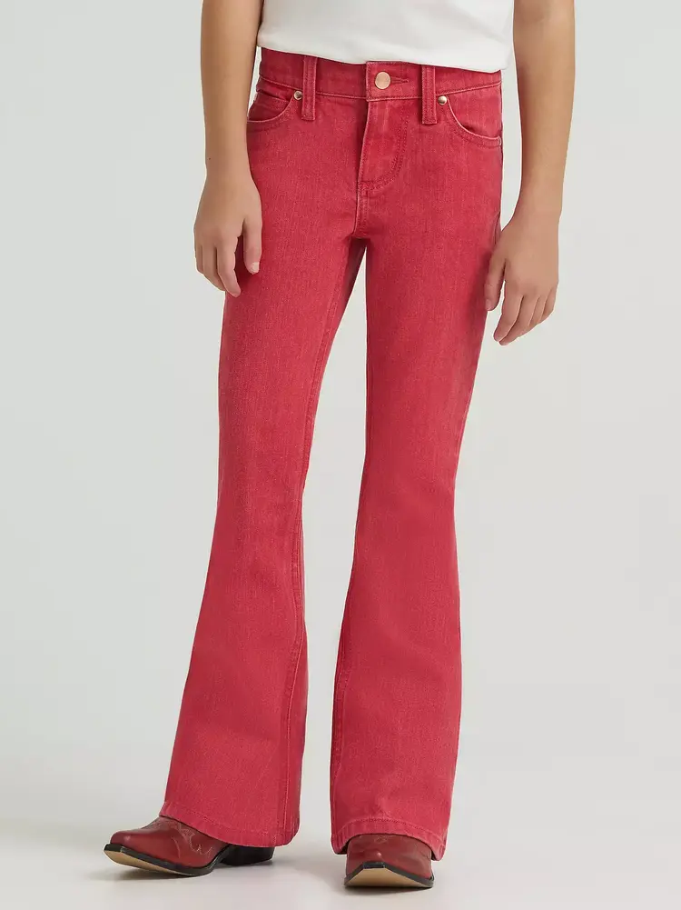 Wrangler Youth Lainey Wilson Flare Jean Red