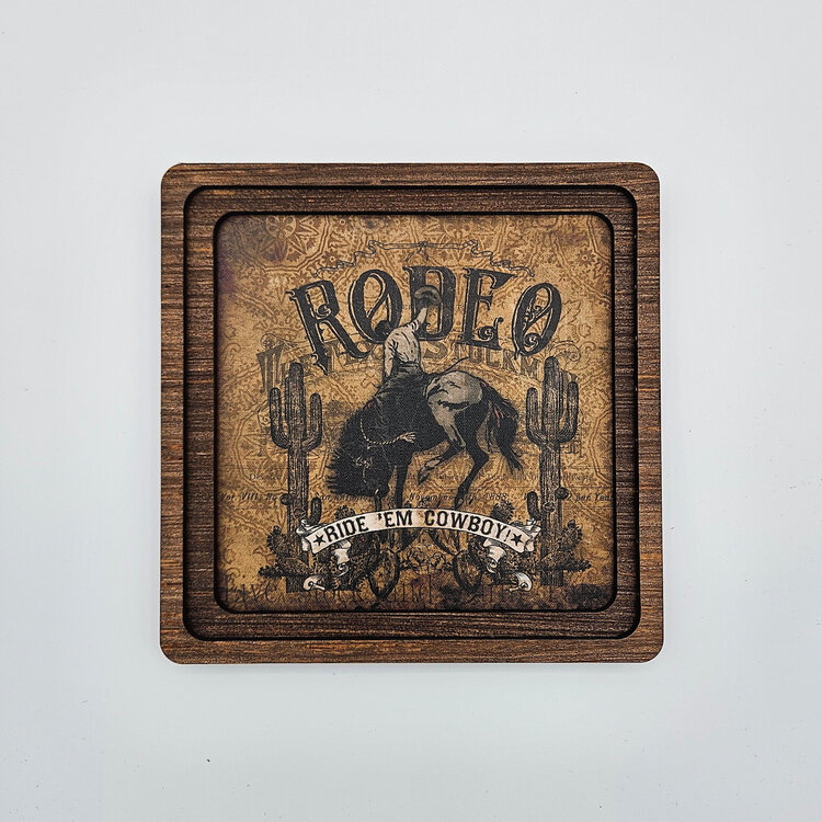 Ride Em Cowboy Frame 8" x 8"