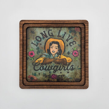 Long Live Cowgirls Frame 8" x 8"