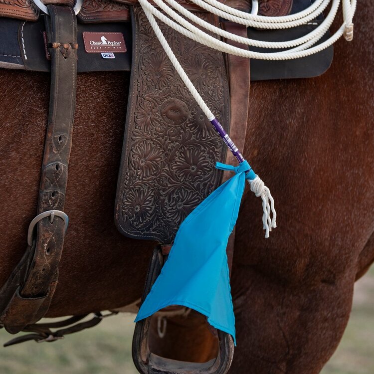 Rattler Solid Breakaway Flag Turquoise 4 Pack