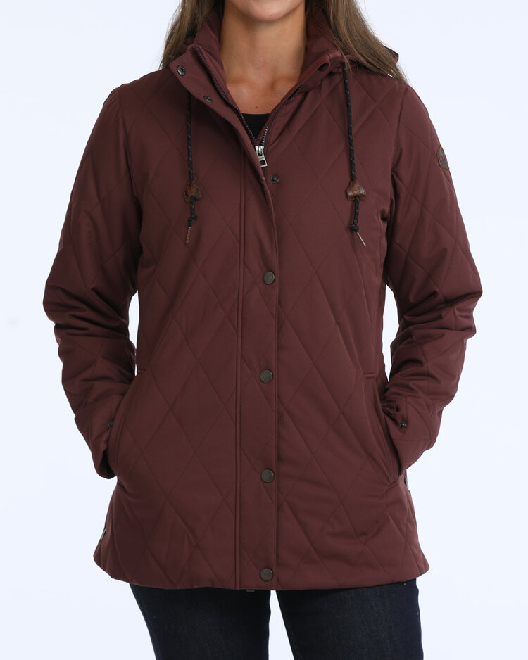 Cinch Quilted Barn Coat Purple