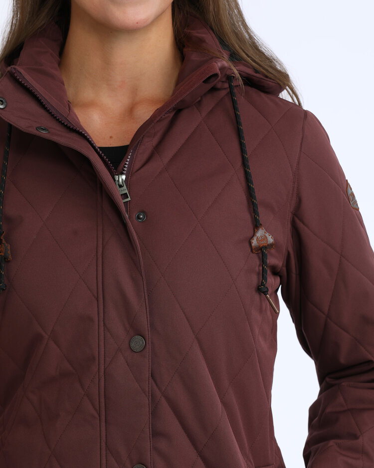 Cinch Quilted Barn Coat Purple