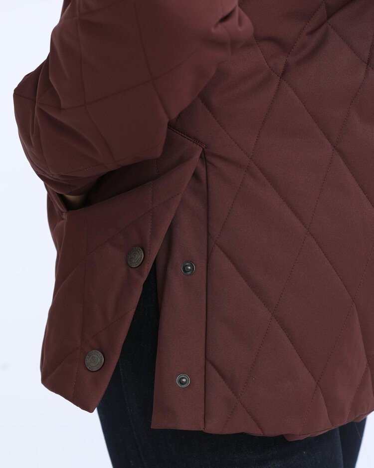 Cinch Quilted Barn Coat Purple