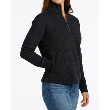 Cinch 1/4 Zip Pullover Black