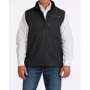 Cinch Zip Bonded Vest Black