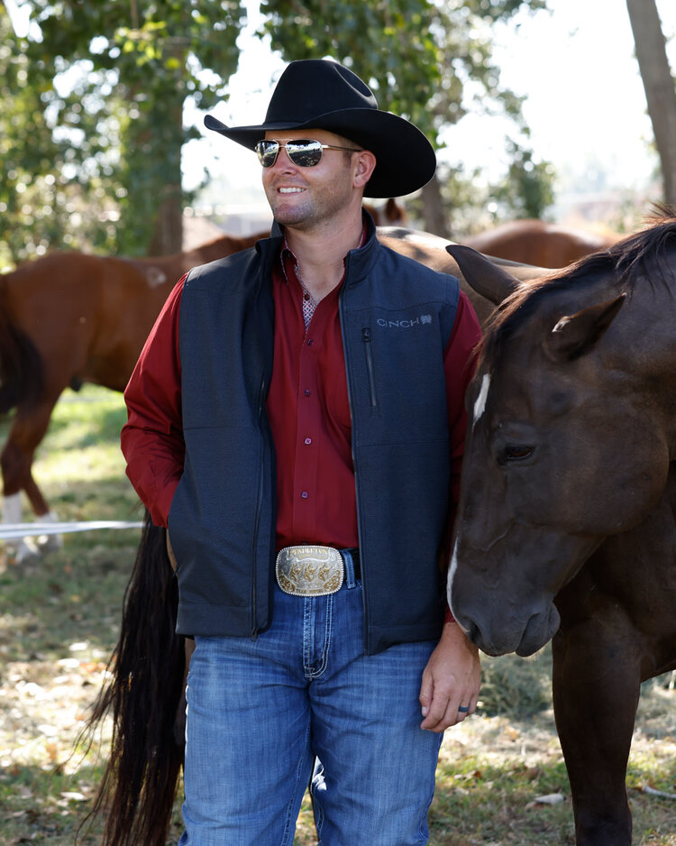 Cinch Zip Bonded Vest Black