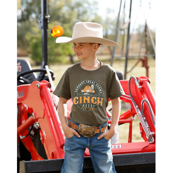 Cinch Youth Support Local Farms Tee Green