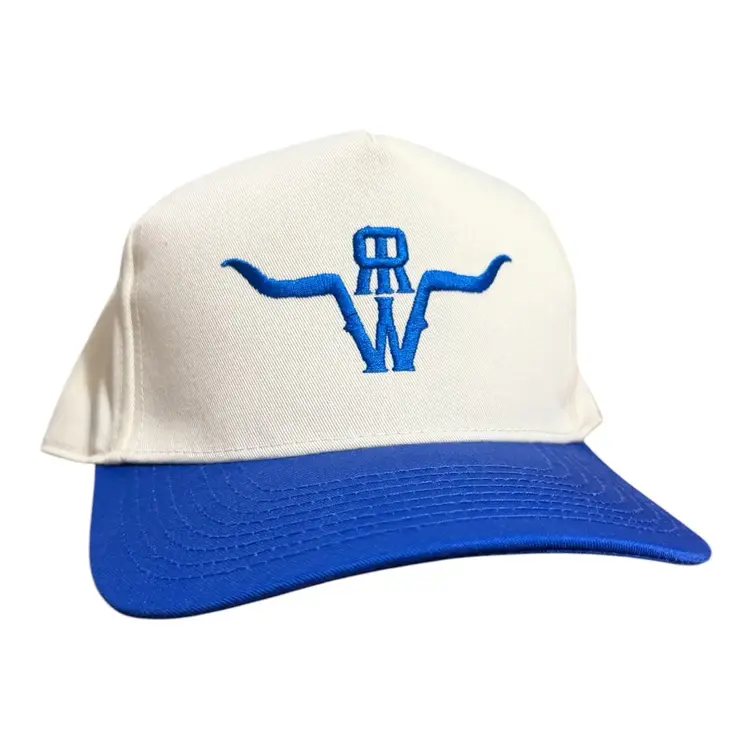 Rusted Ranch Wear Heritage A Frame Cap Blue Ivory