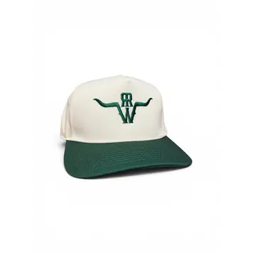 Rusted Ranch Wear Heritage A Frame Cap Green Ivory