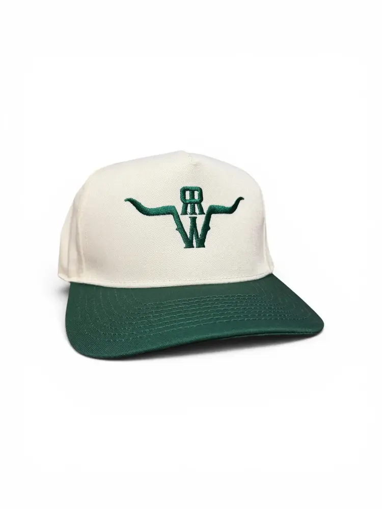 Rusted Ranch Wear Heritage A Frame Cap Green Ivory
