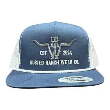 Rusted Ranch Wear Homestead RRW Cap Navy White Silver