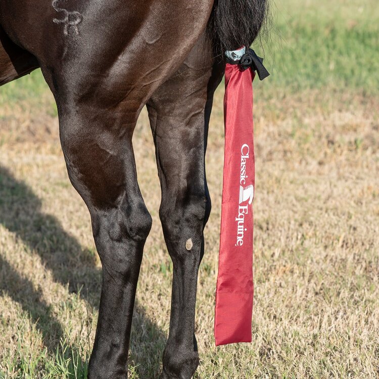 Classic Equine Slick Tail Bag Crimson Red