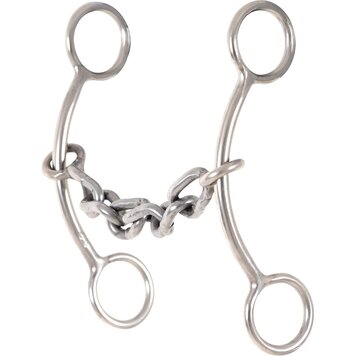 Classic Equine Goostree Simplicity Shank Barrel Bit W Chain