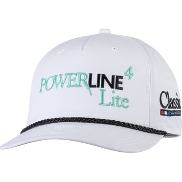 Classic Ropes Powerline Lite Cap White Black Rope