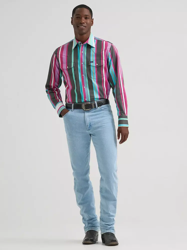 Wrangler Brushpopper Stripe Multi Stripe