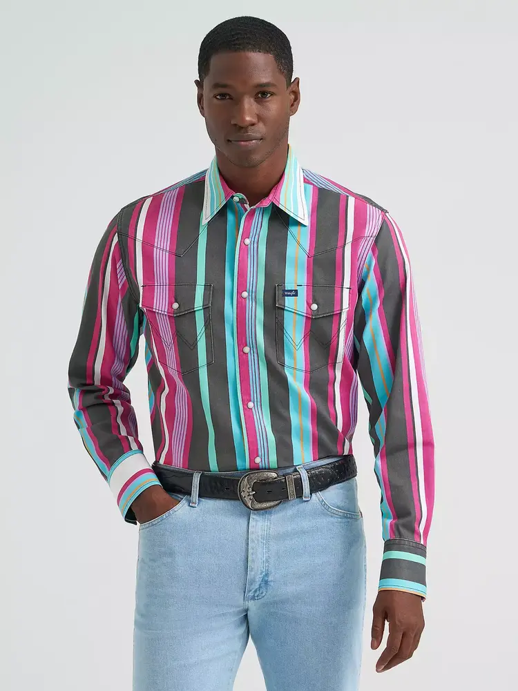 Wrangler Brushpopper Stripe Multi Stripe