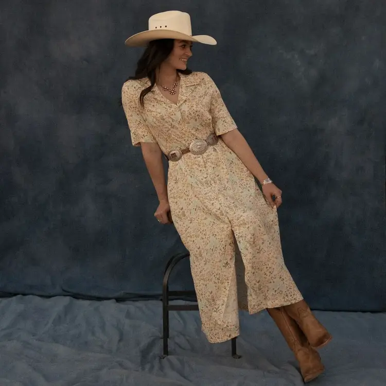 Stetson Prairie Floral Snap Dress