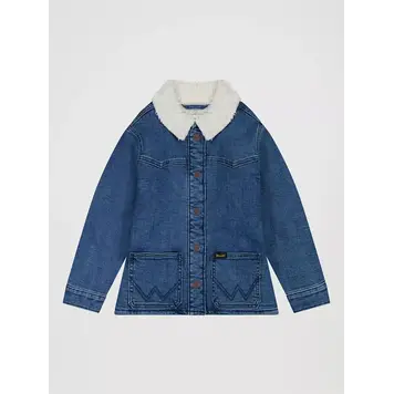 Wrangler Youth Sherpa Lined Denim Barn Jacket