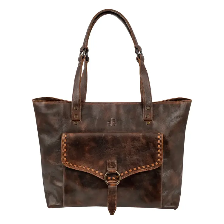 STS Ranchwear Bandera Chocolate Carry All Tote