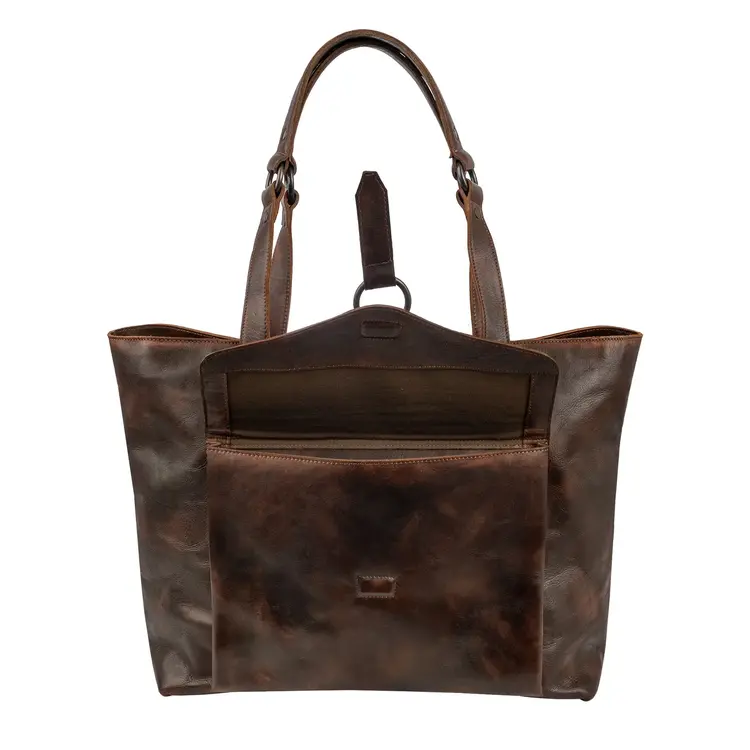 STS Ranchwear Bandera Chocolate Carry All Tote