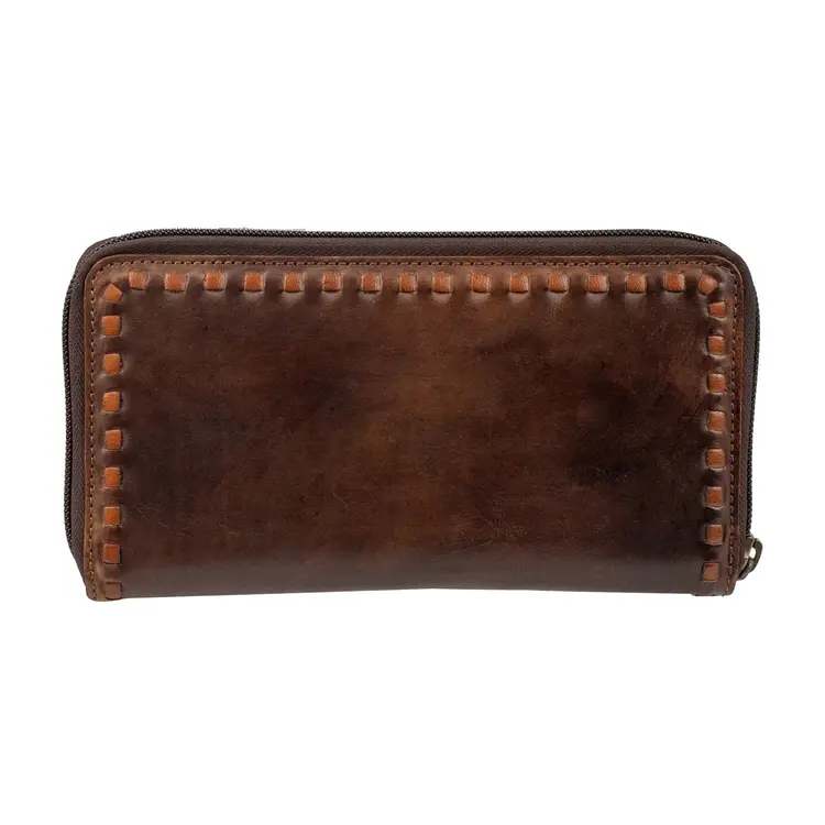STS Ranchwear Bandera Chocolate Berkley Bifold Wristlet
