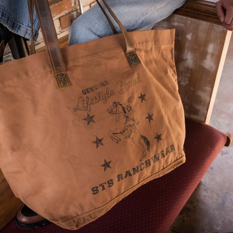 STS Ranchwear Ranch Surplus Large Tote Canvas