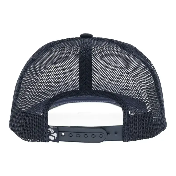 HOOey Salado 5 Panel Snapback White Navy