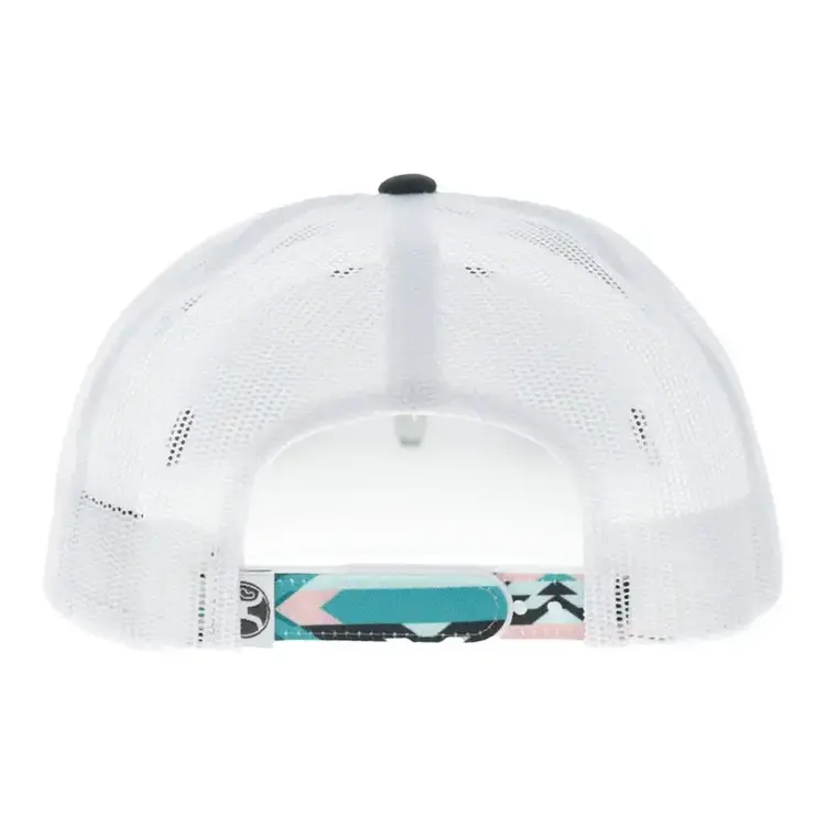 HOOey Doc 5 Panel Snapback Charcoal White