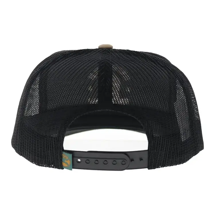 HOOey Quanah 5 Panel Snapback Green Black